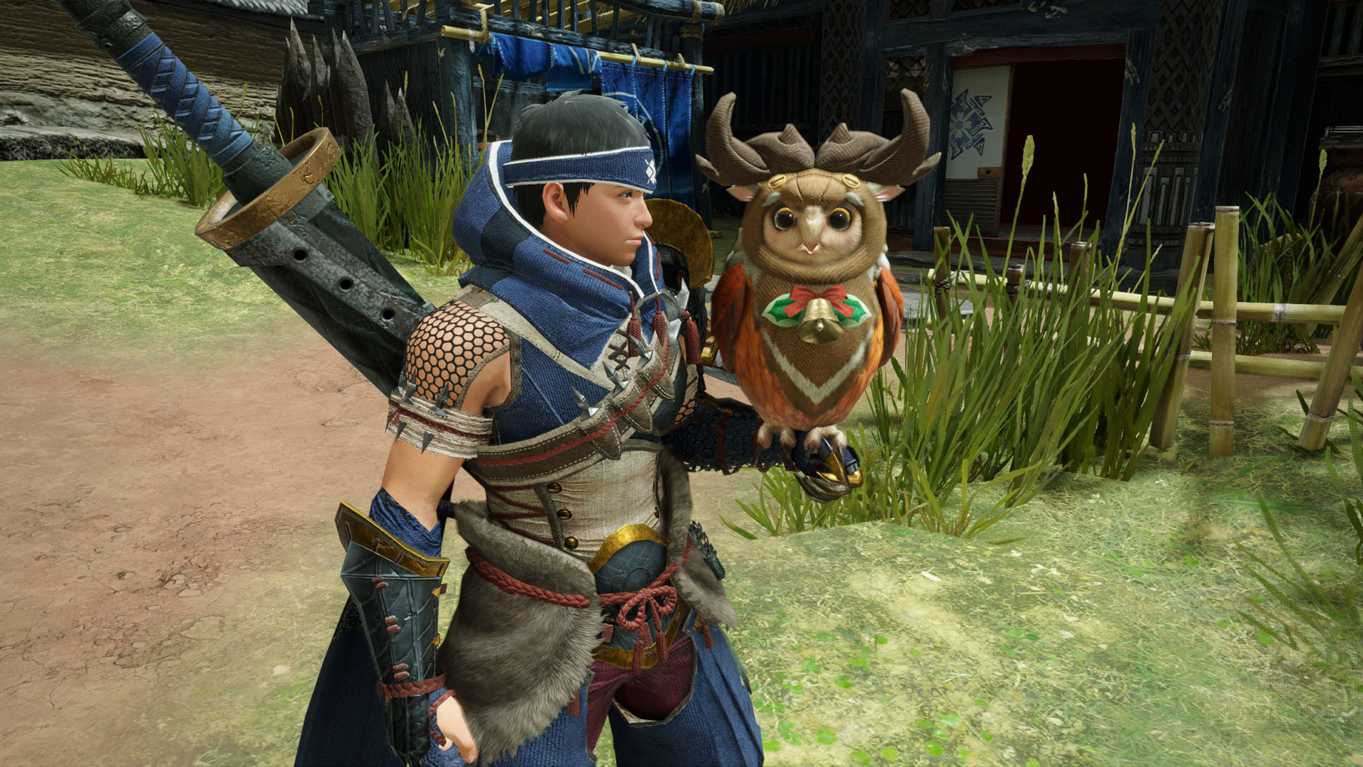 MONSTER HUNTER RISE - "Reindeer Party" Cohoot outfit screenshot 1