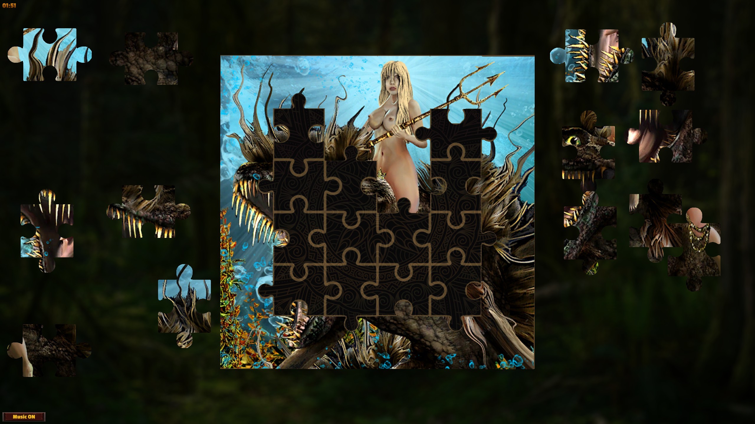 Adult Puzzles - Fantasy Ladies 2 screenshot 2