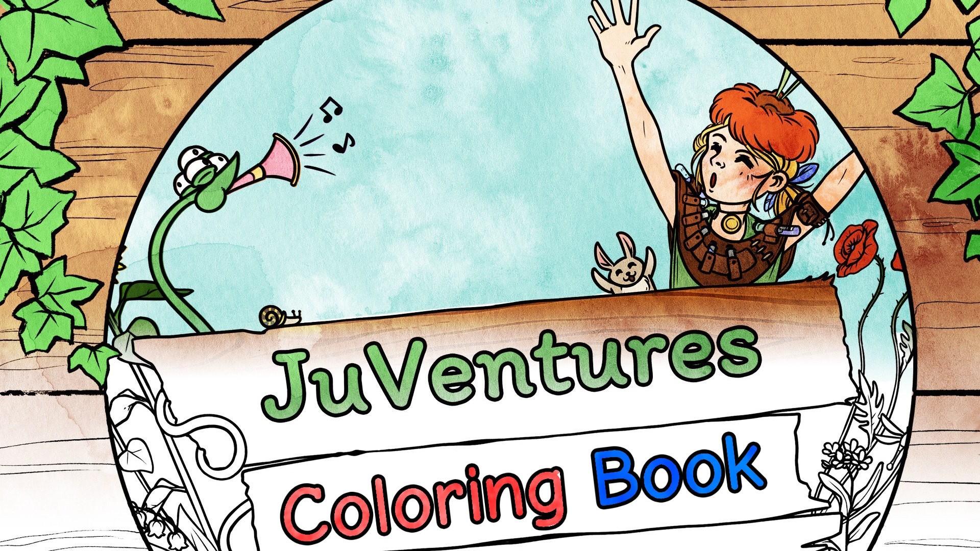 JuVentures - Coloring Book screenshot 1