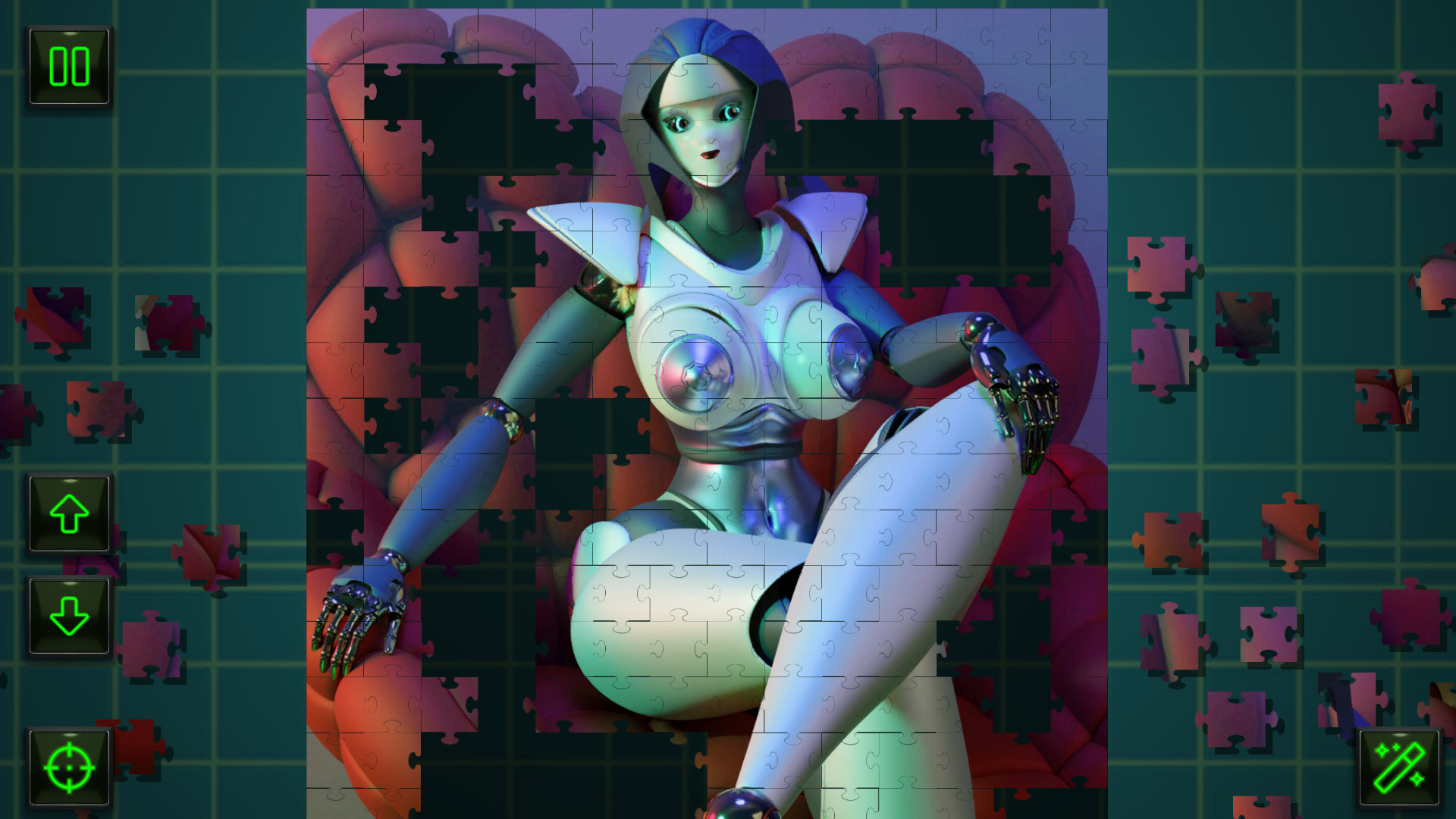 Fembot Jigsaw screenshot 2