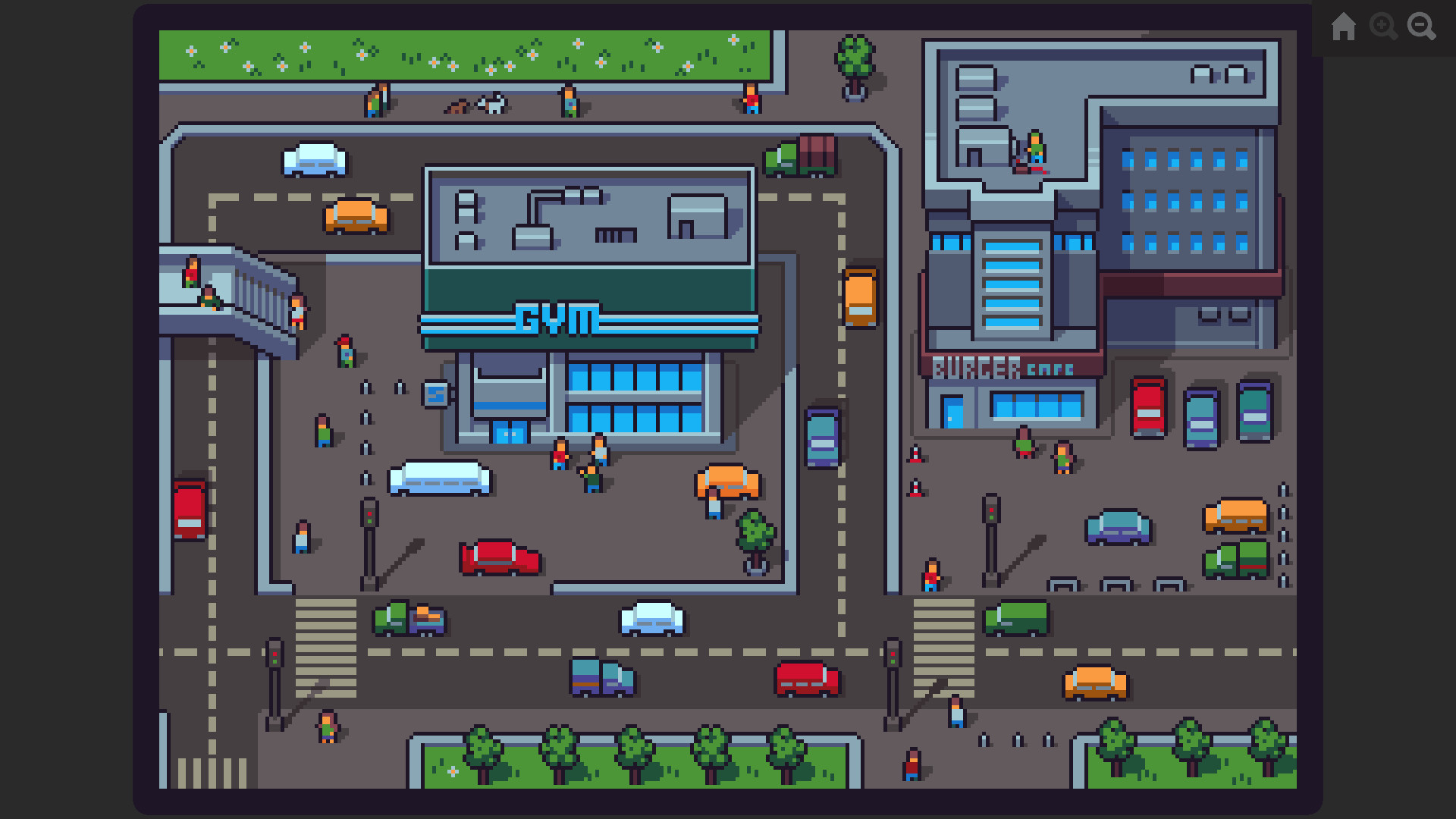 Coloring Game 4 - City screenshot 1