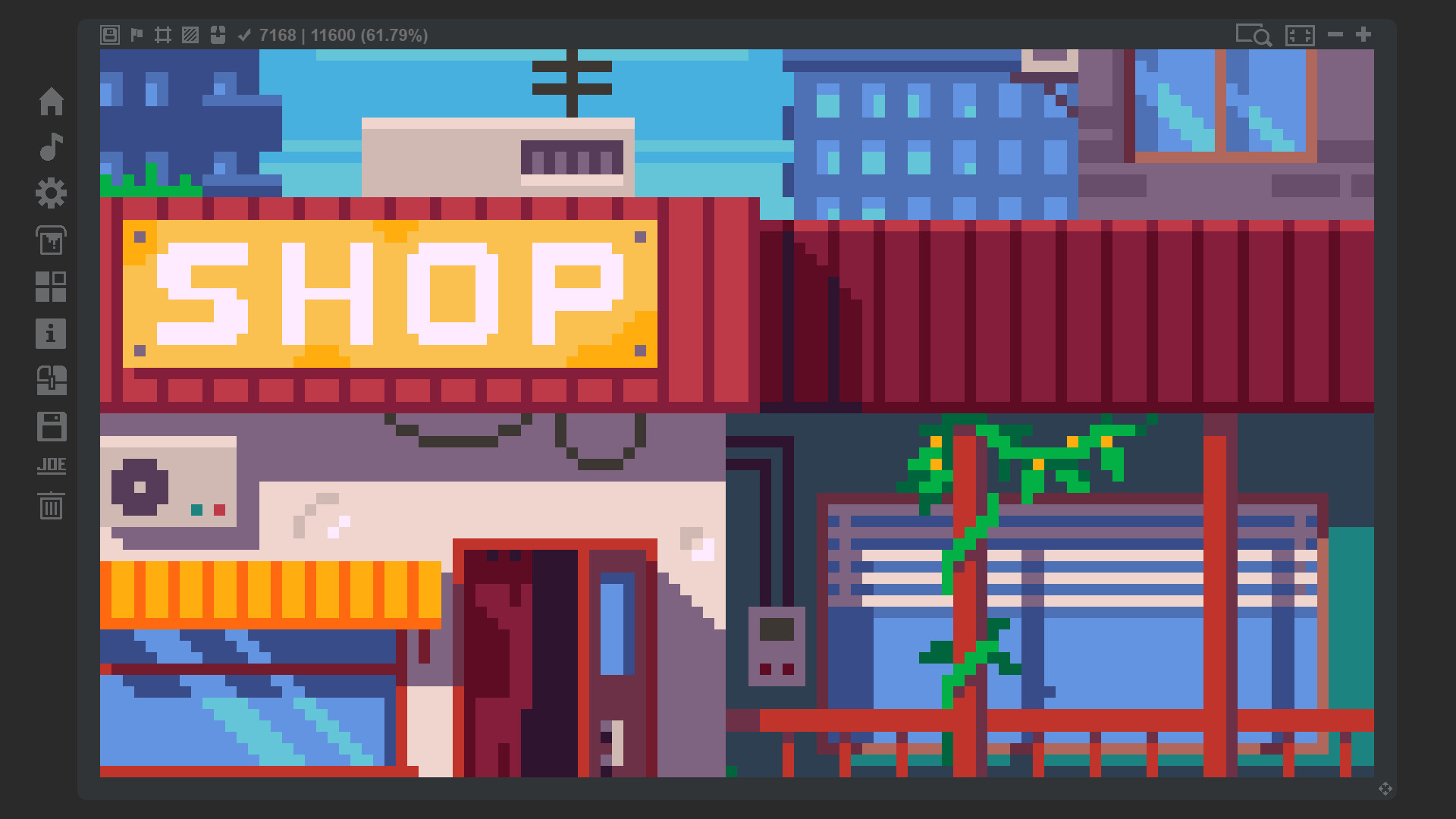 Coloring Game 4 - City screenshot 4