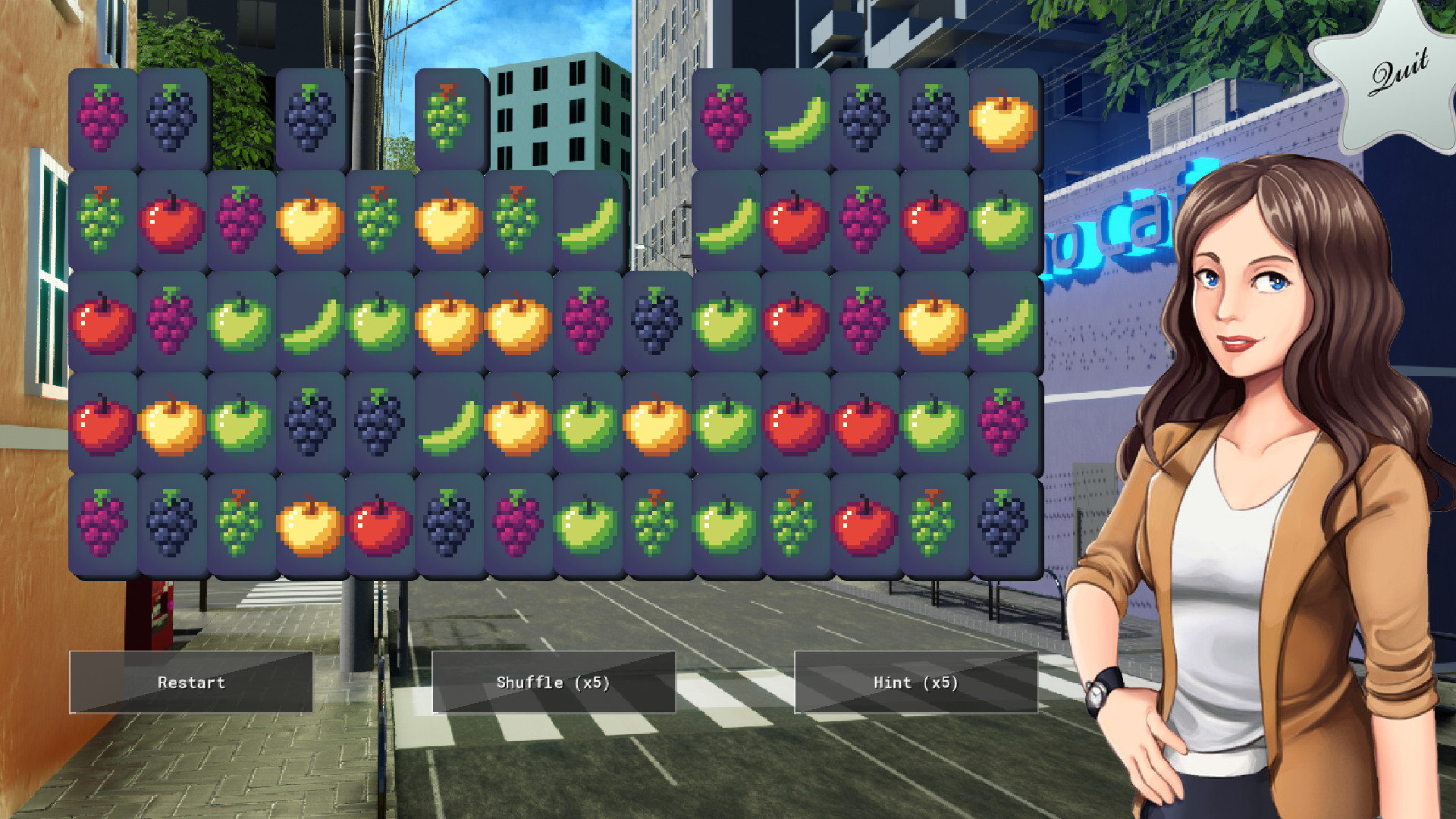 Date With a Girl: Mahjong screenshot 2