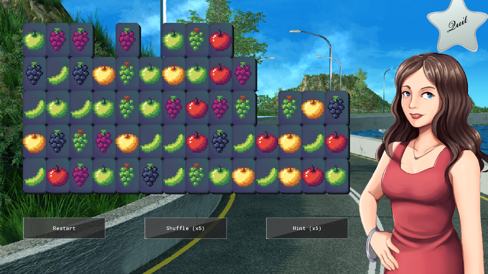 Date With a Girl: Mahjong screenshot 1