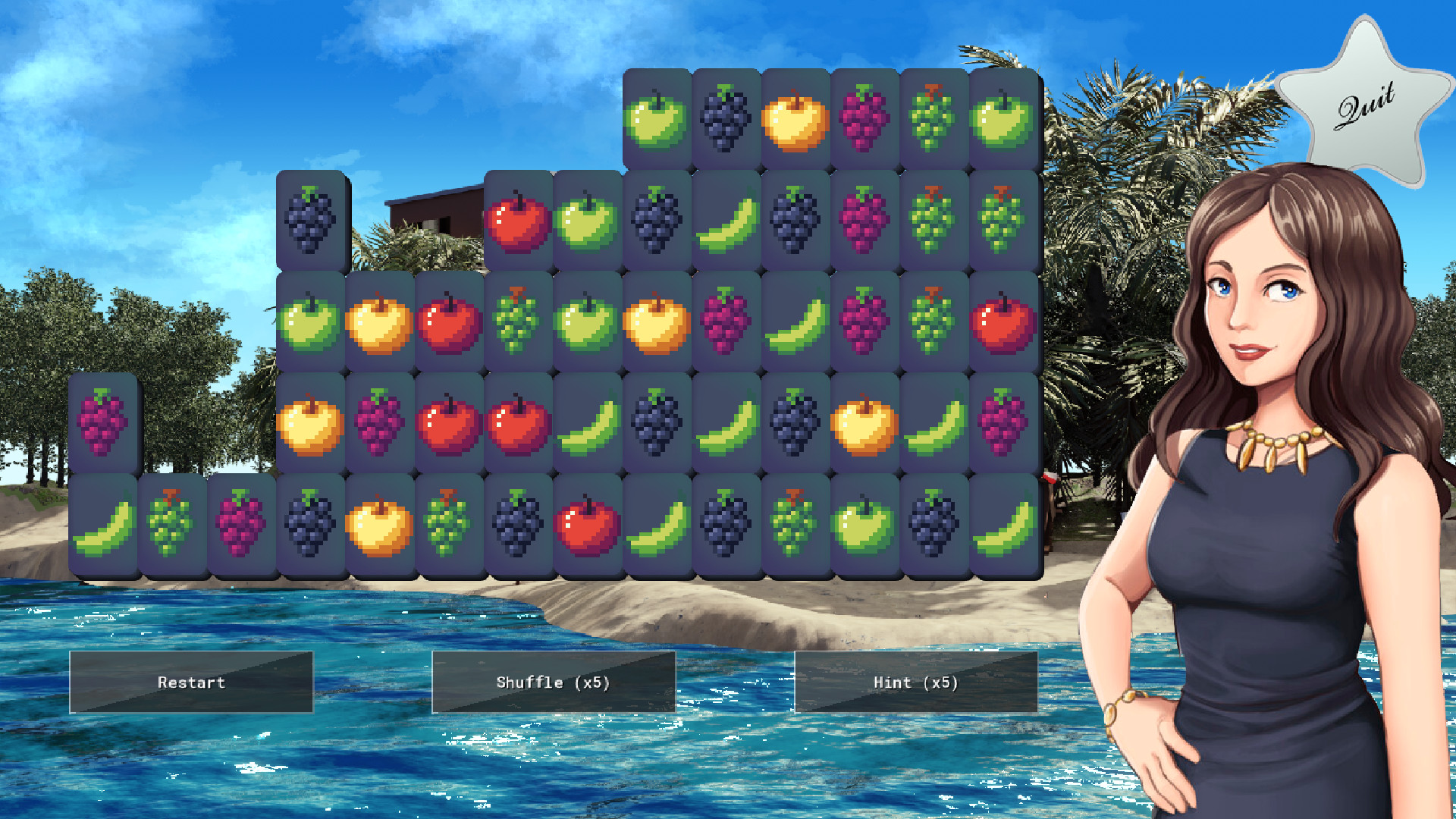 Date With a Girl: Mahjong screenshot 3