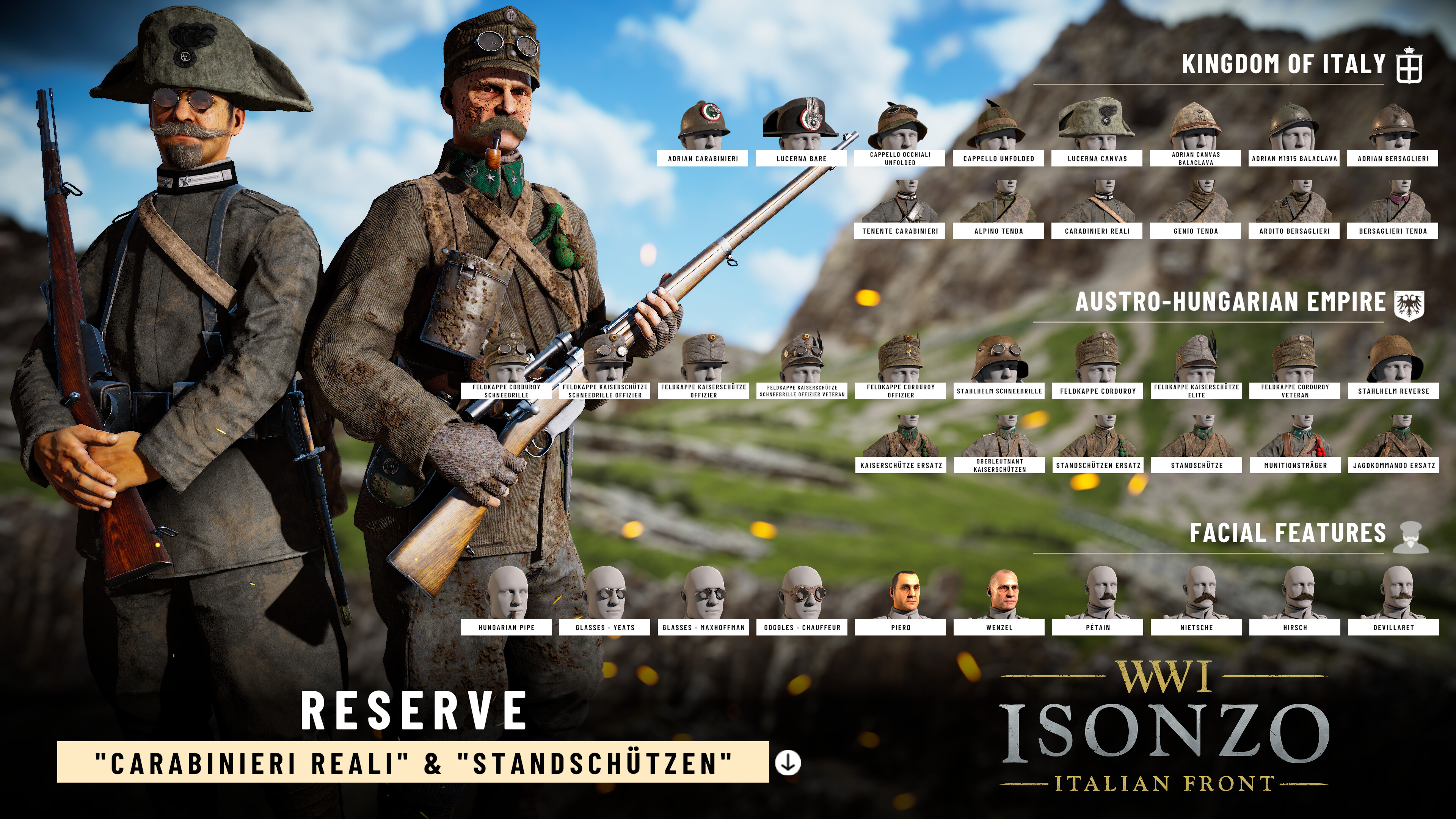 Isonzo - Reserve Units Pack screenshot 1