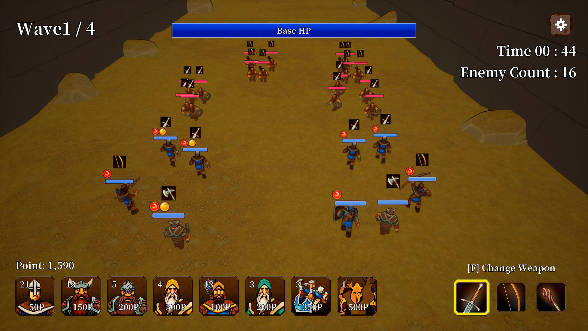 Defensive War -SEALED GOLEM screenshot 4