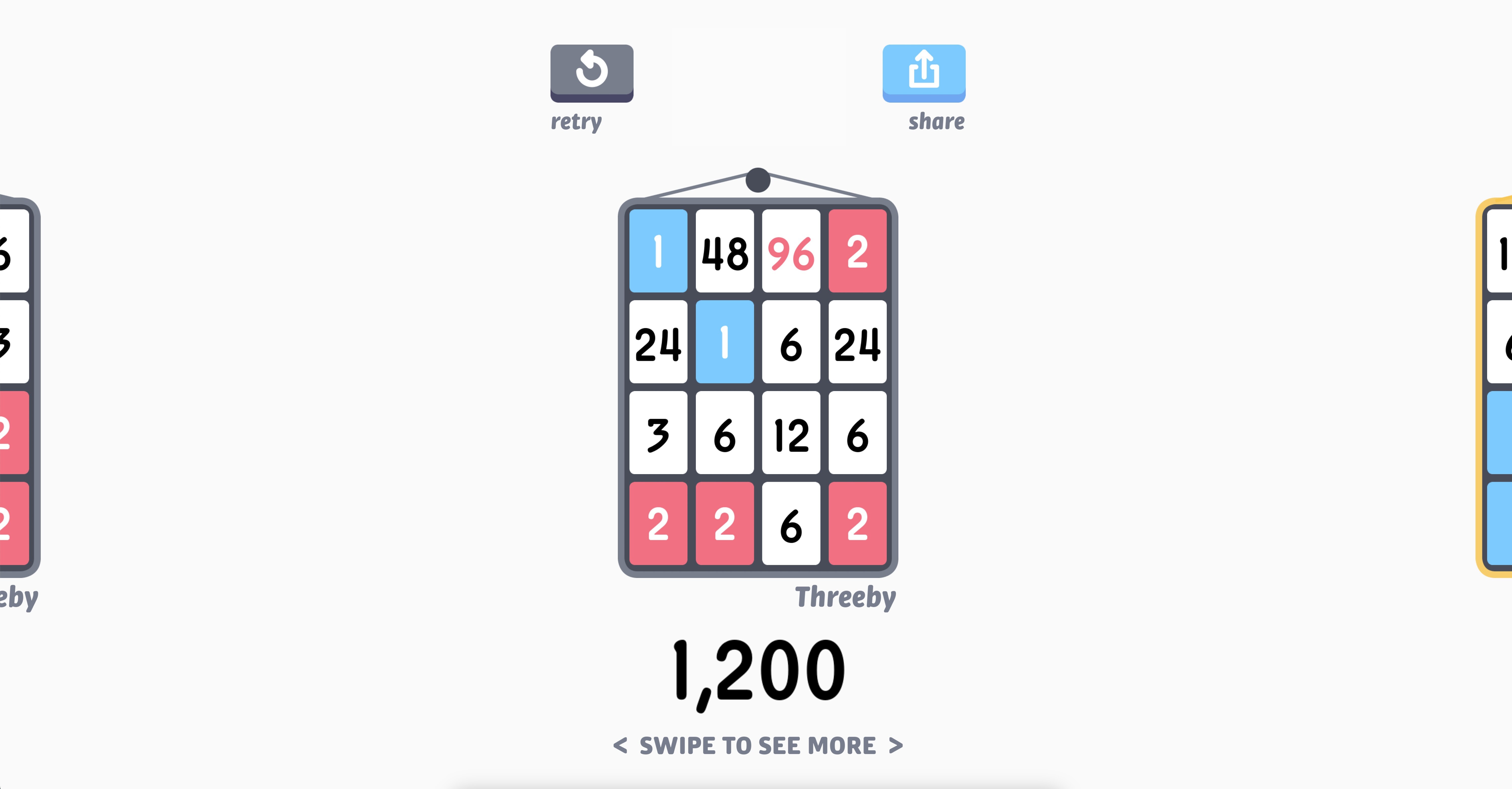 Threes! screenshot 5