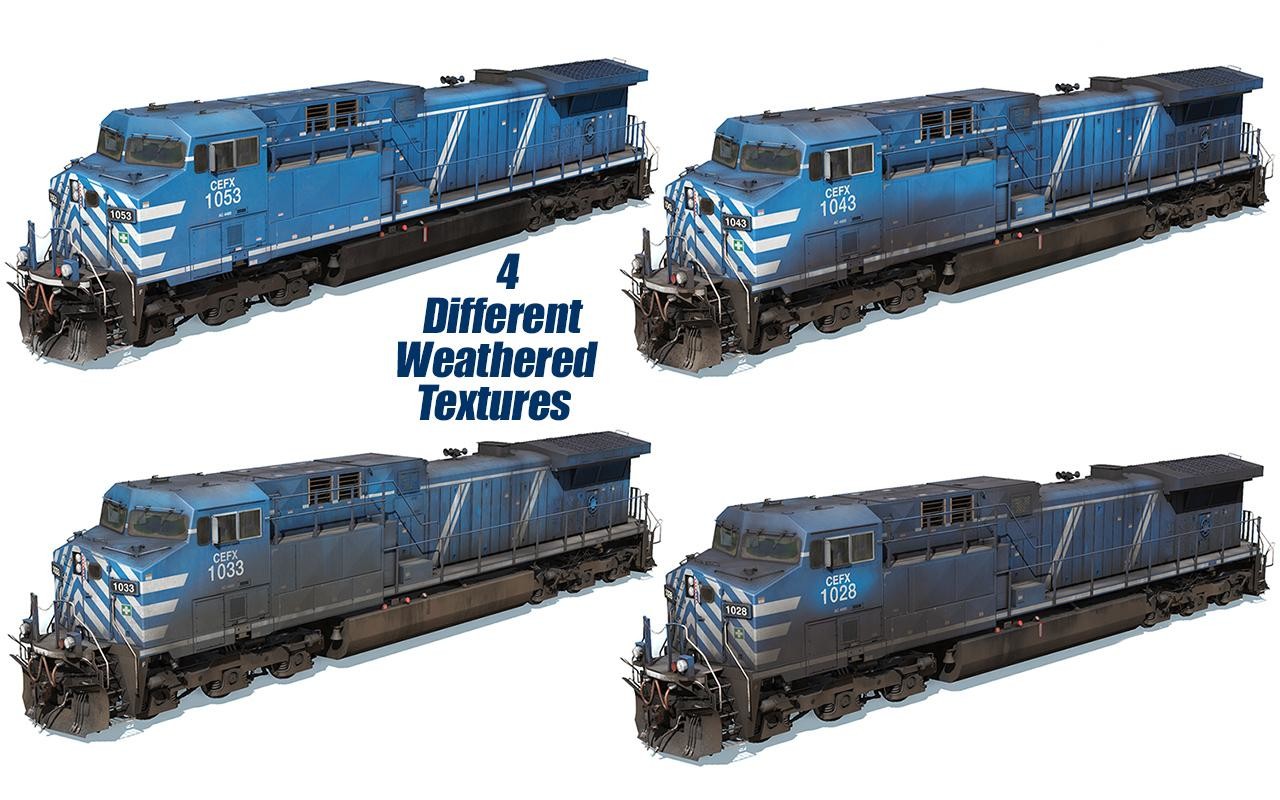 Trainz 2022 DLC - CEFX AC4400CW #1026-1059 on Steam Trainz 2022 DLC - CEFX AC4400CW #1026-1059 on Steam
