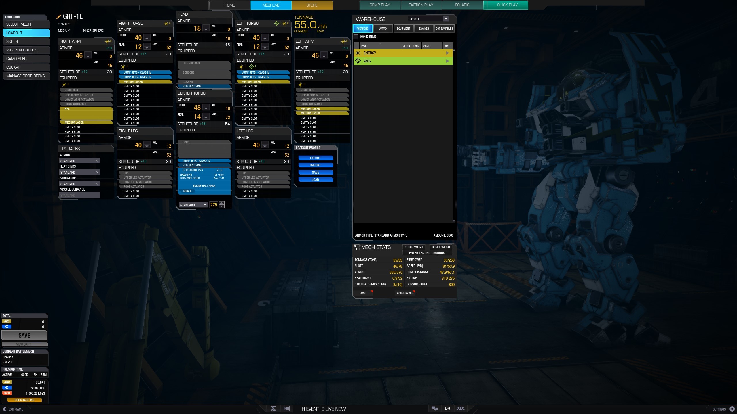 MechWarrior Online™ - Inner Sphere Medium Mech Pack screenshot 5