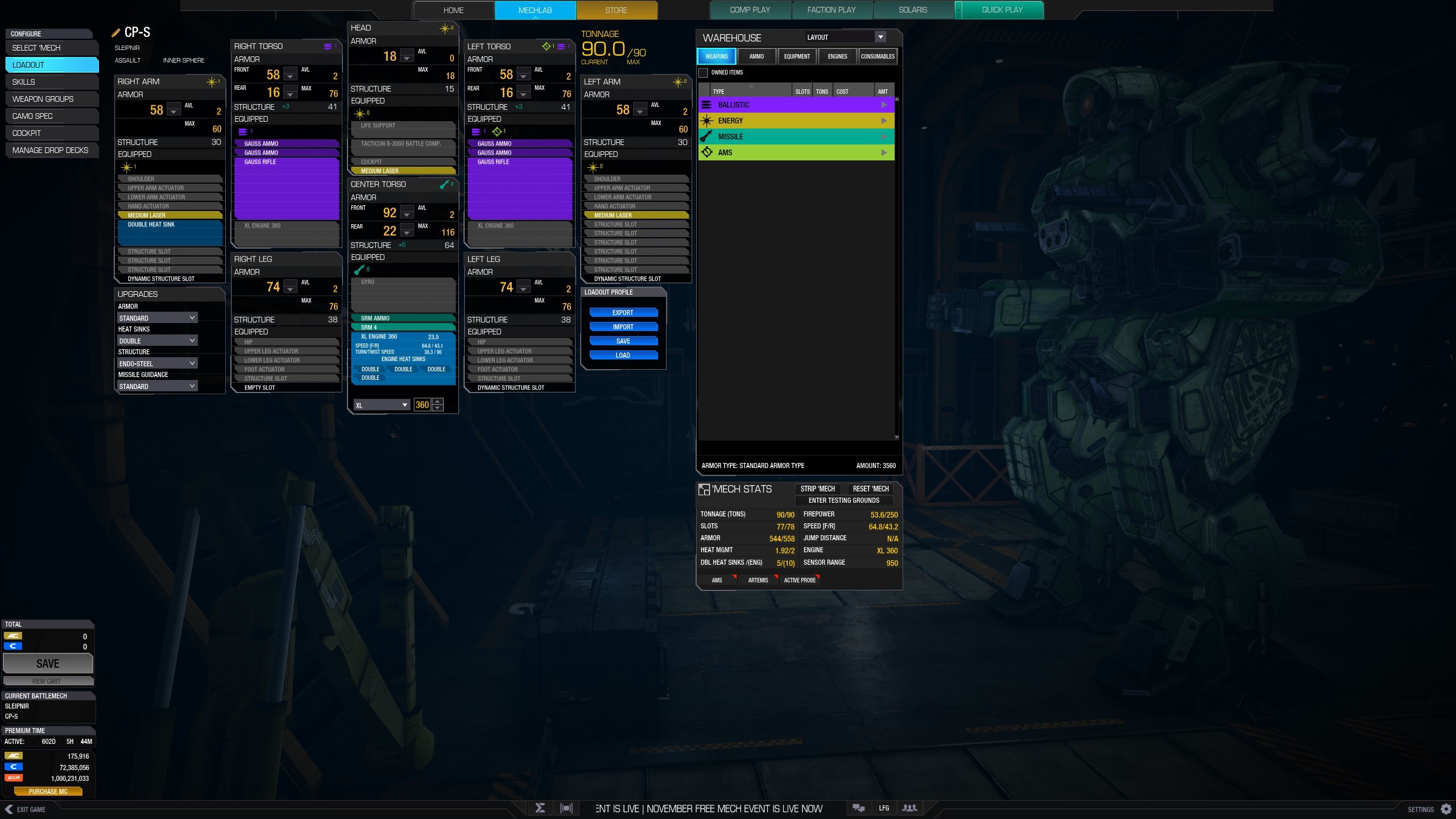 MechWarrior Online™ - Inner Sphere Assault Mech Pack screenshot 5