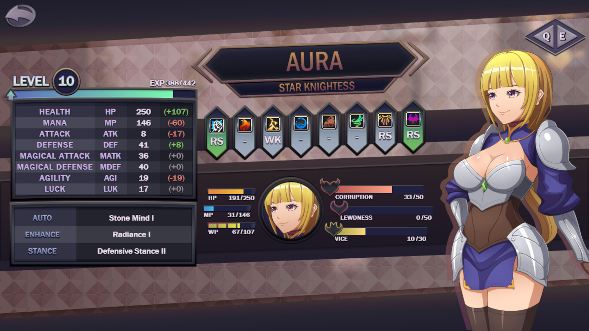 Star Knightess Aura screenshot 2