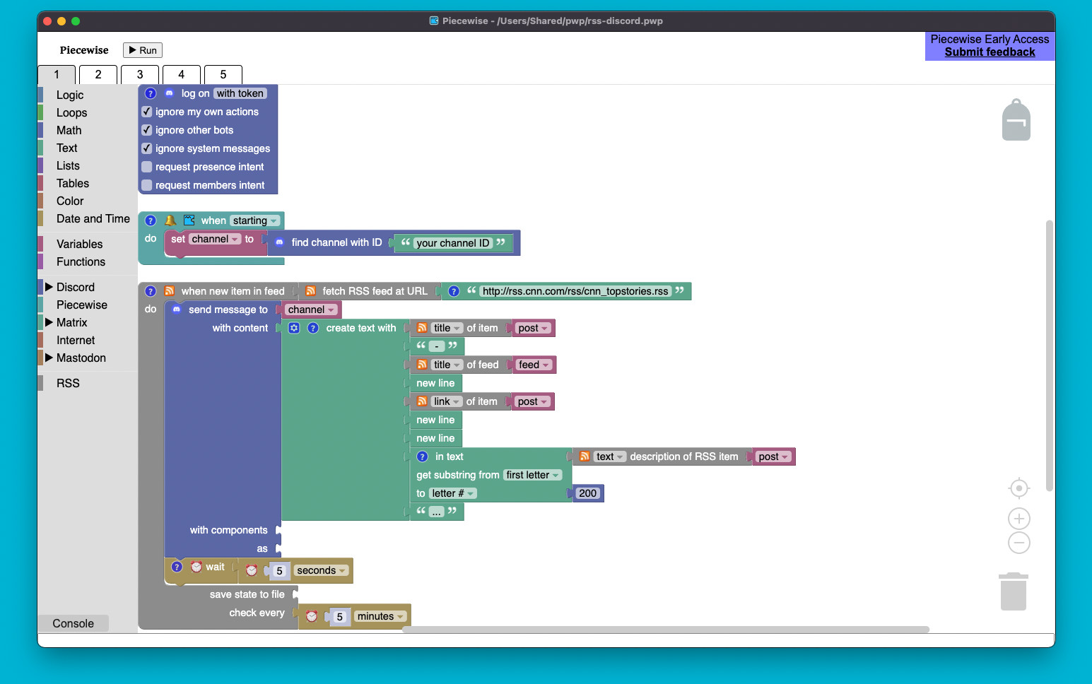 Piecewise - RSS Feeds screenshot 3