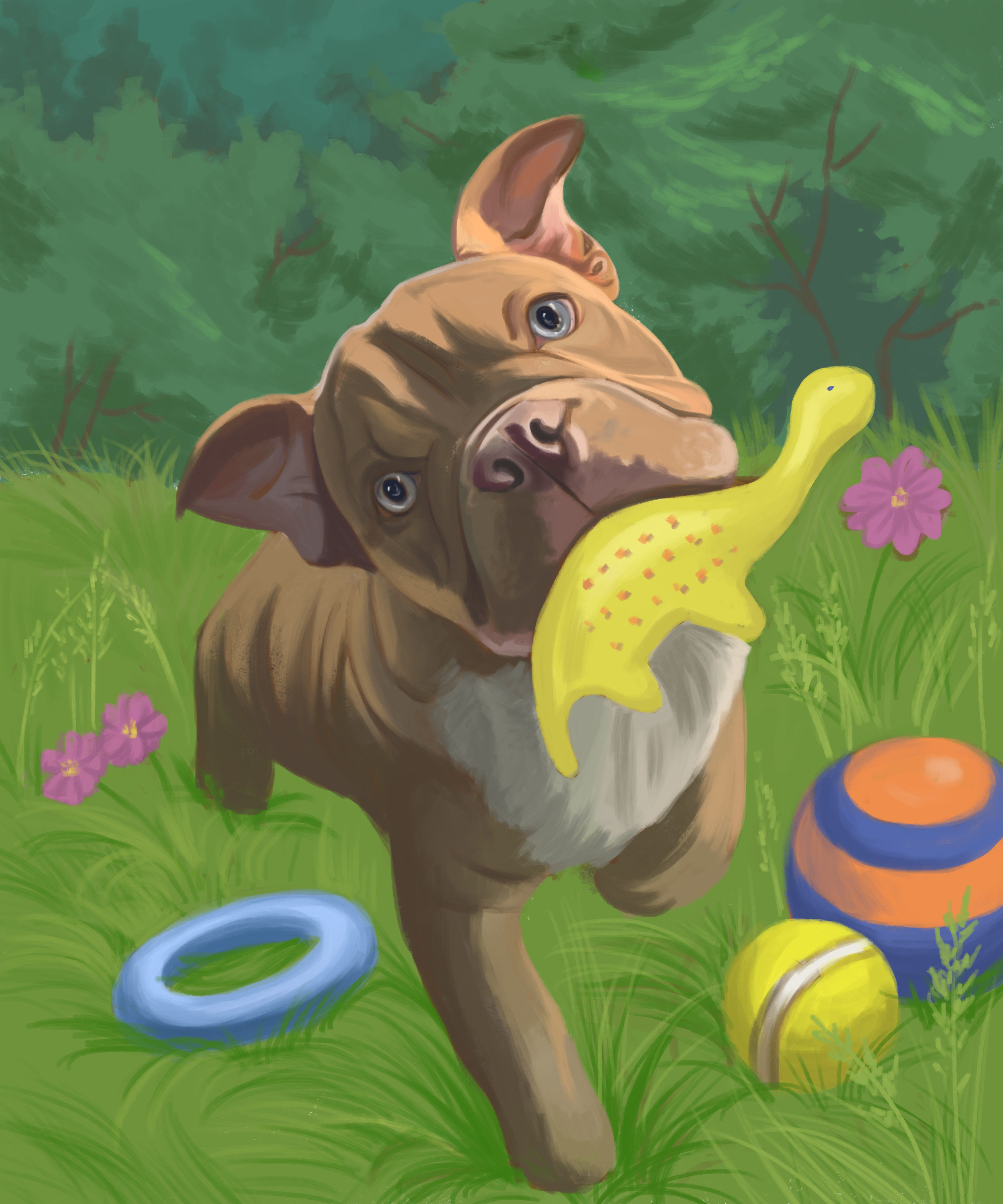 Cute Dogs - Digital Artbook + Bonus Videos screenshot 4