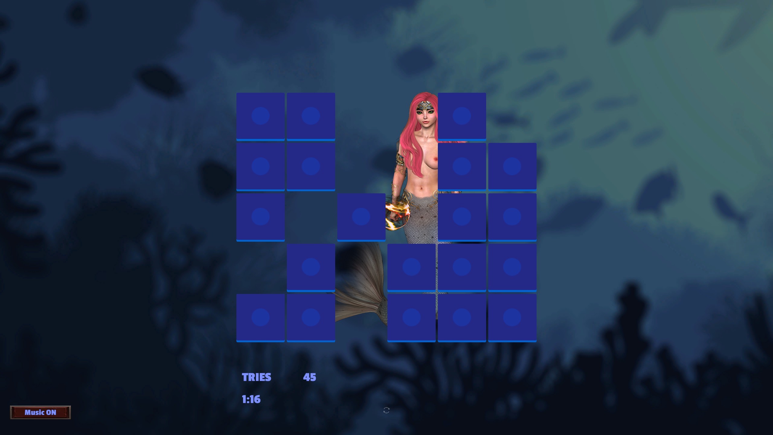 Fantasy Memory - Sexy Mermaids screenshot 1