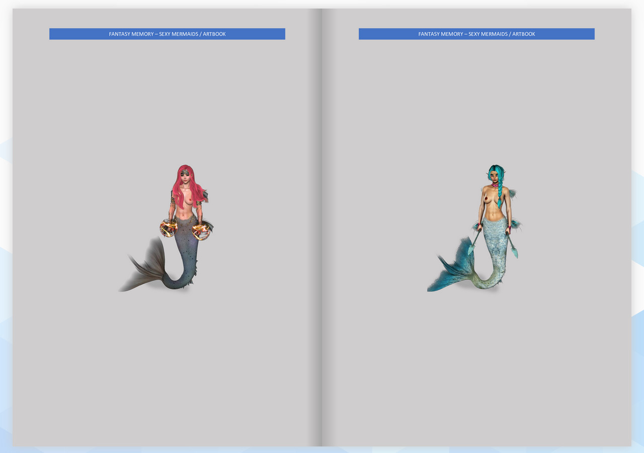 Fantasy Memory - Sexy Mermaids ArtBook screenshot 1