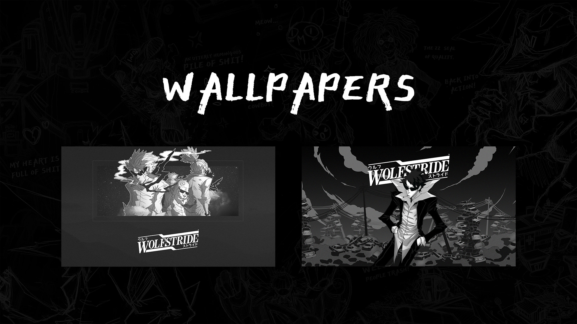Wolfstride Illustrated Script + Wallpapers screenshot 5