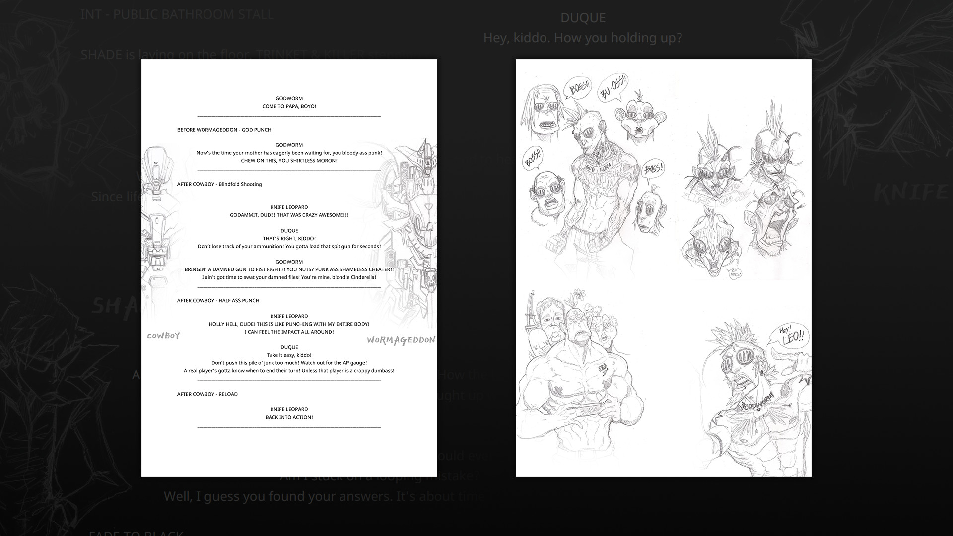 Wolfstride Illustrated Script + Wallpapers screenshot 4
