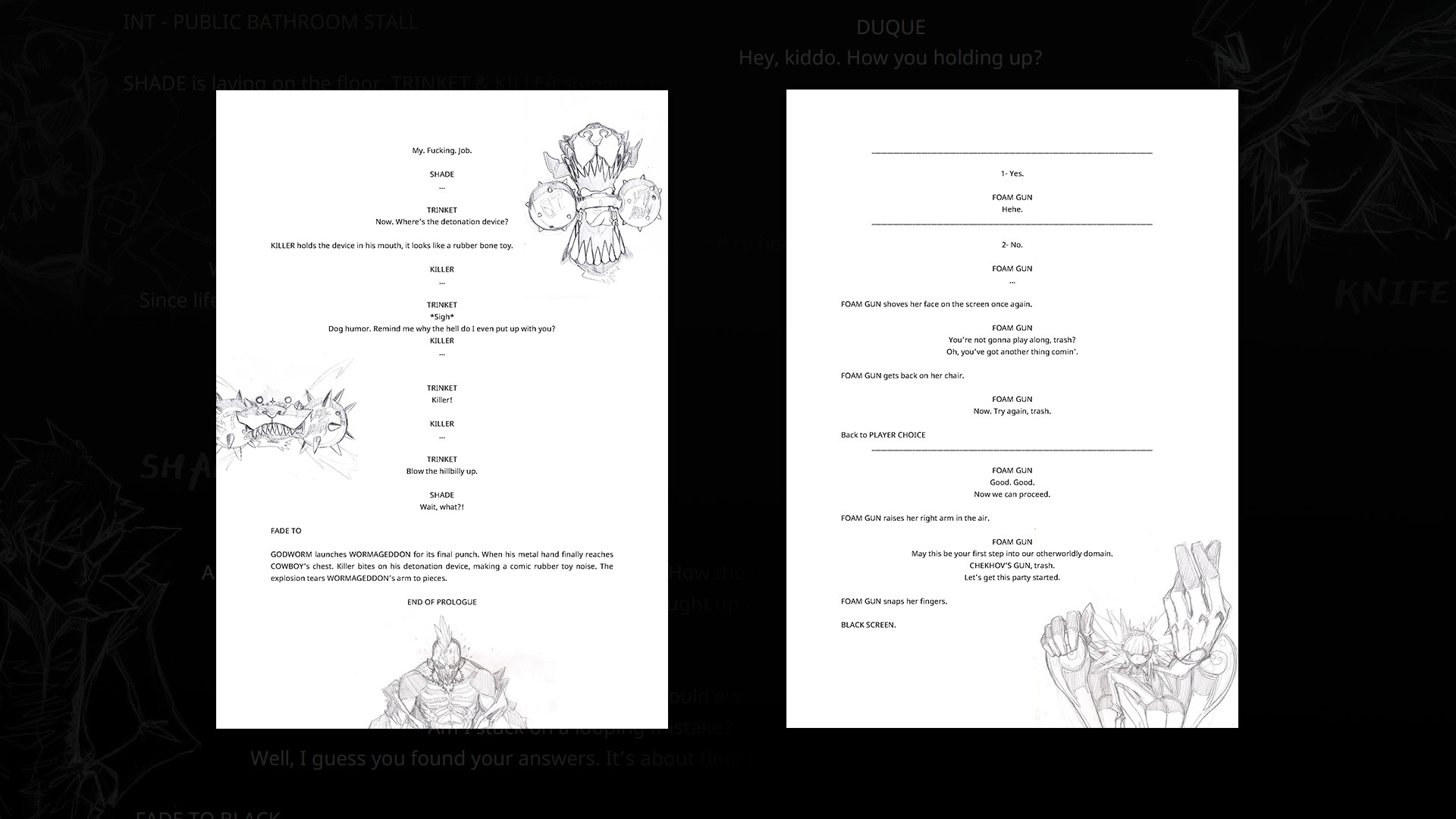 Wolfstride Illustrated Script + Wallpapers screenshot 3