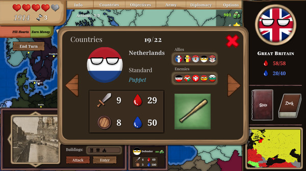 Countryball: Europe 1890 screenshot