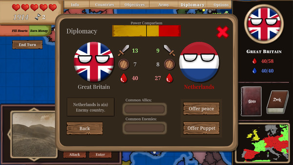Countryball: Europe 1890 screenshot