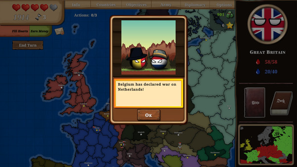 Countryball: Europe 1890 screenshot