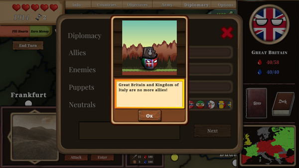 Countryball: Europe 1890 screenshot