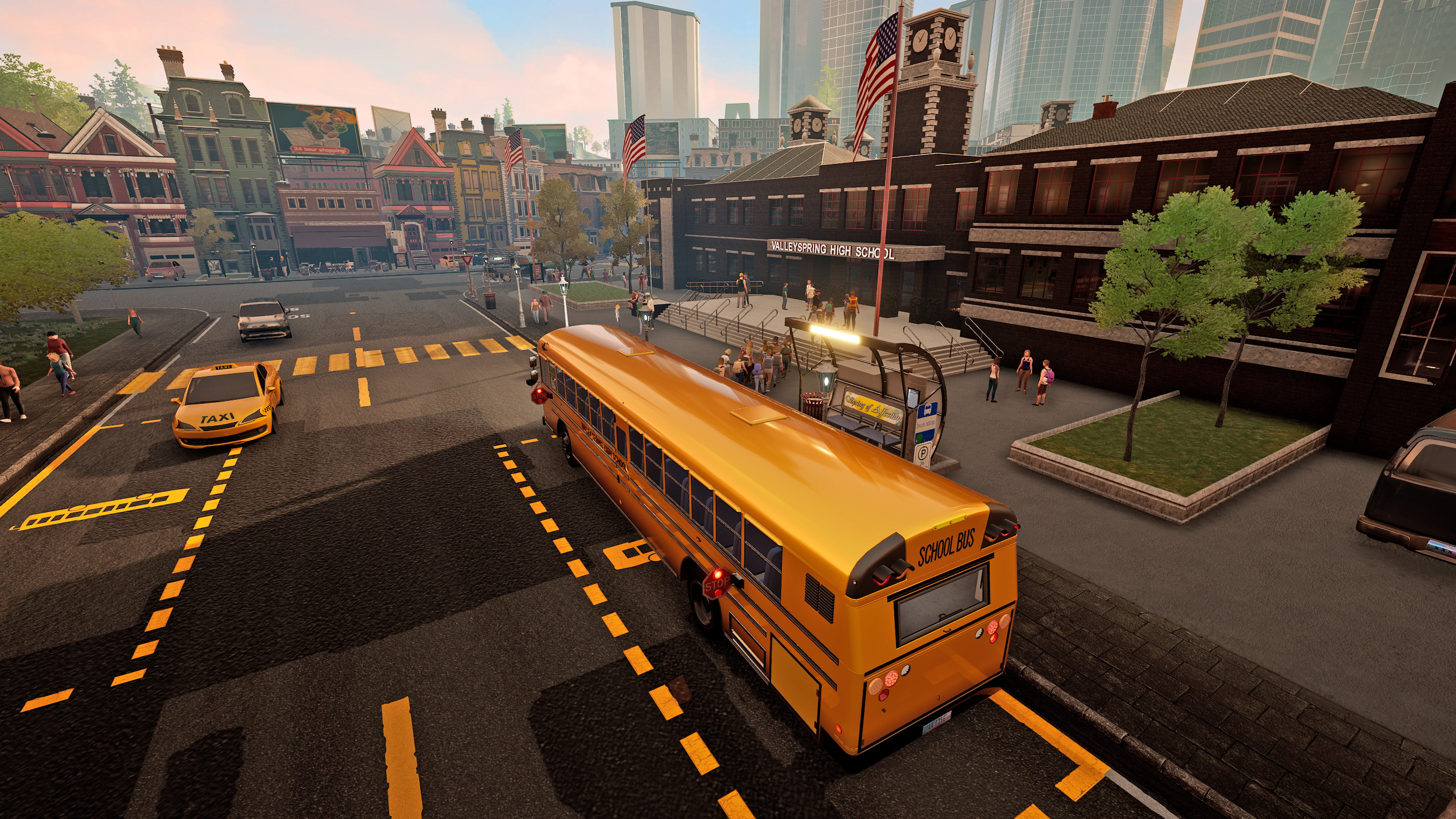 Bus Simulator 21 Next Stop - Official School Bus Extension screenshot 4