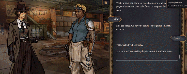 PRESENTATION - Aether & Iron 2 RecruitCress | RPG Jeuxvidéo