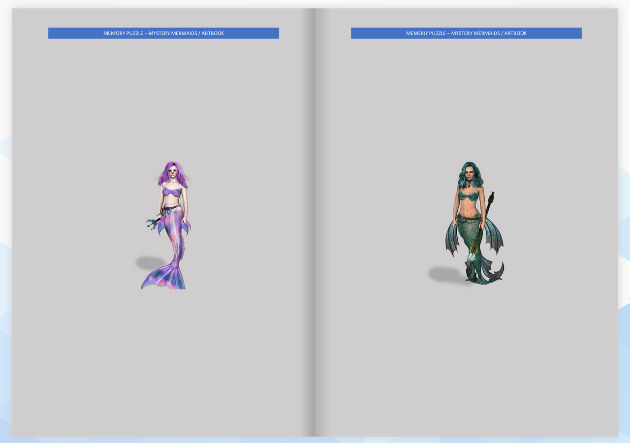 Memory Puzzle - Mystery Mermaids ArtBook screenshot 1