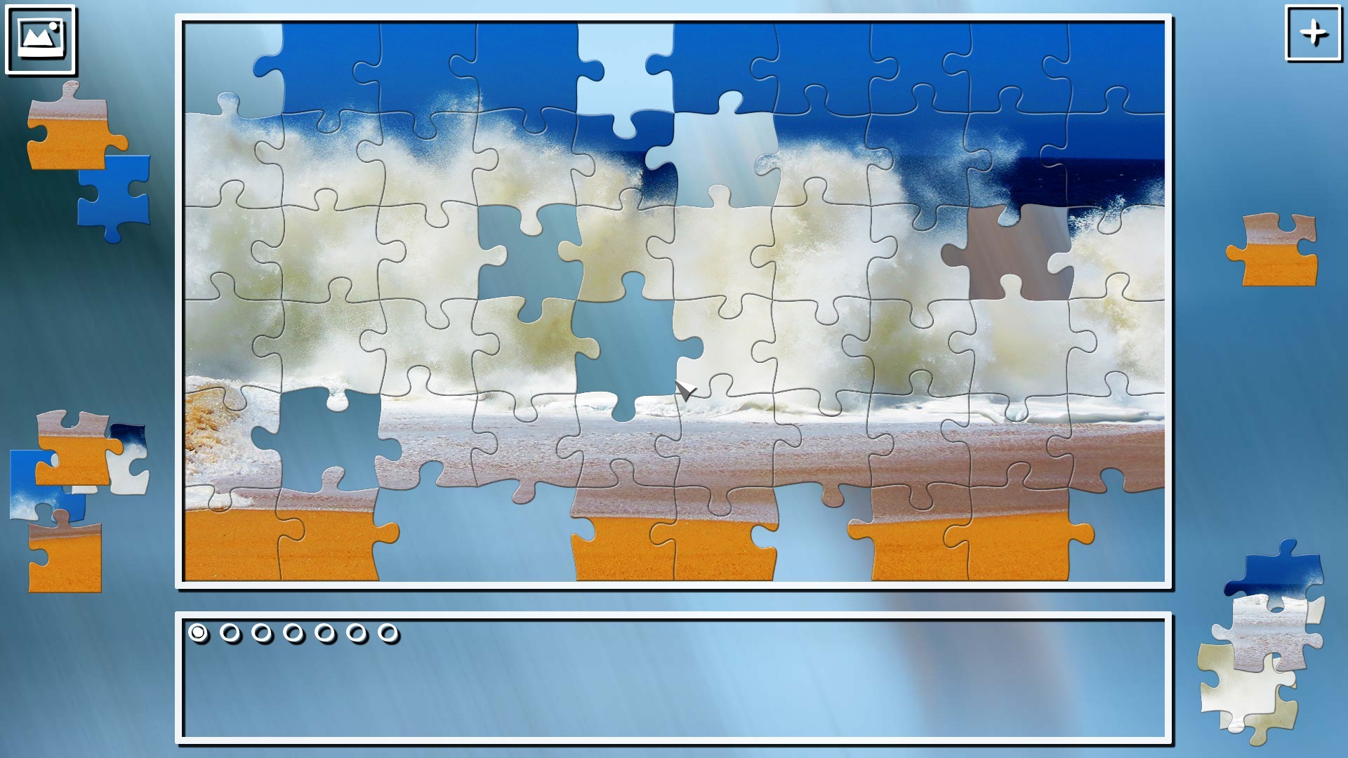 Super Jigsaw Puzzle: Generations - Waves screenshot 3