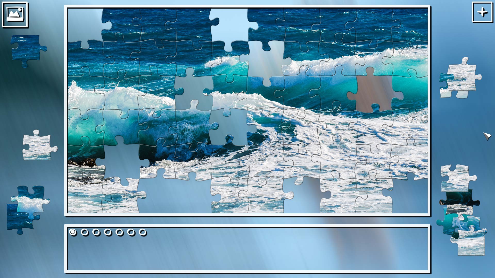 Super Jigsaw Puzzle: Generations - Waves screenshot 2
