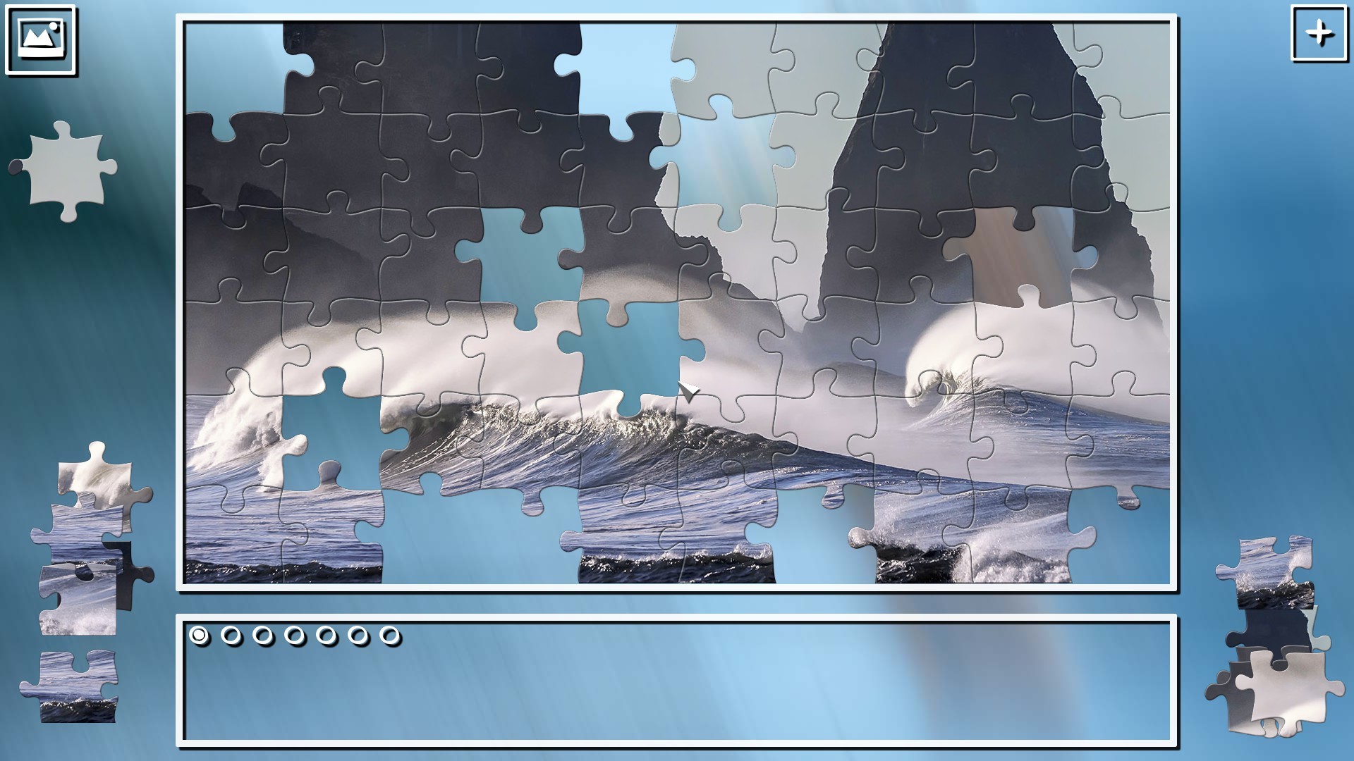 Super Jigsaw Puzzle: Generations - Waves screenshot 1