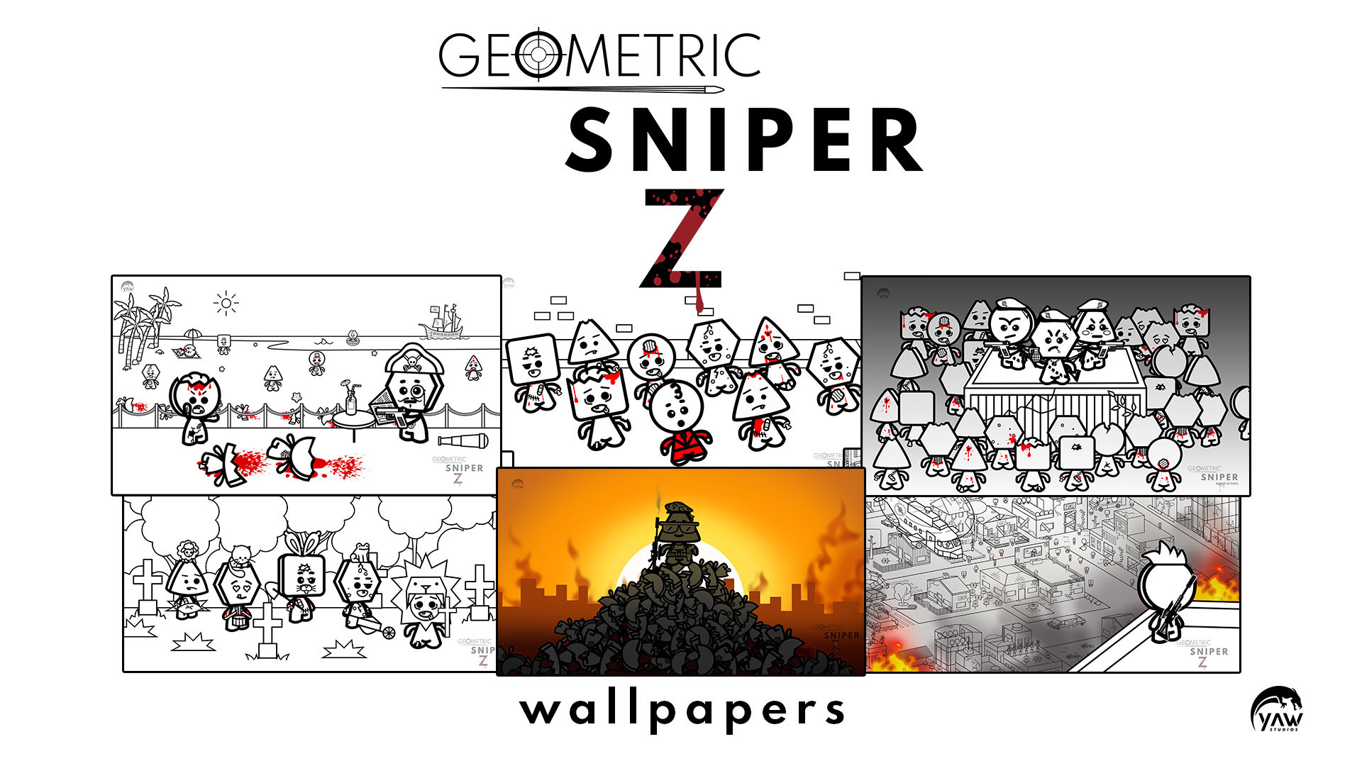 Geometric Sniper Z - Wallpapers screenshot 1