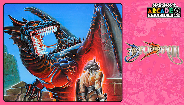 ブラックドラゴン アーケードゲーム基板 PCB CAPCOM Steam：Capcom Arcade 2nd Stadium：ブラックドラゴン