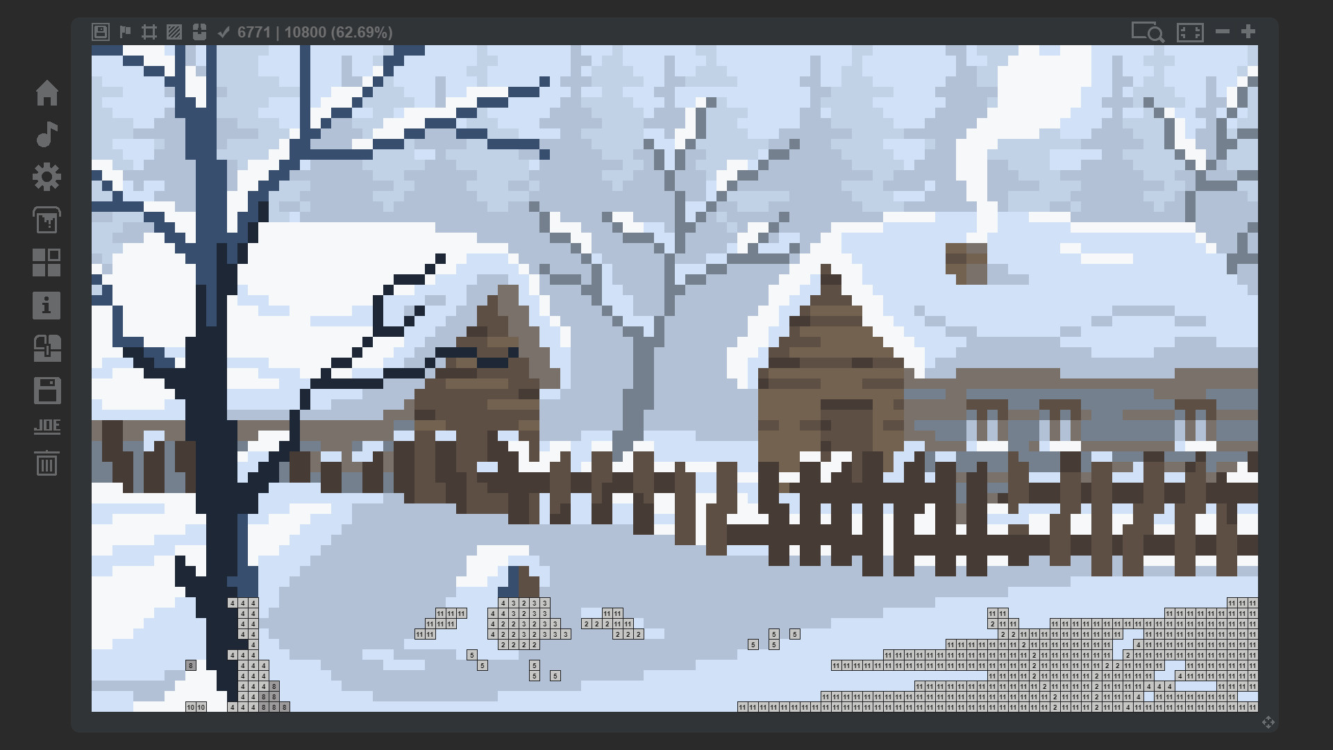 Coloring Game 4 – Winter screenshot 4