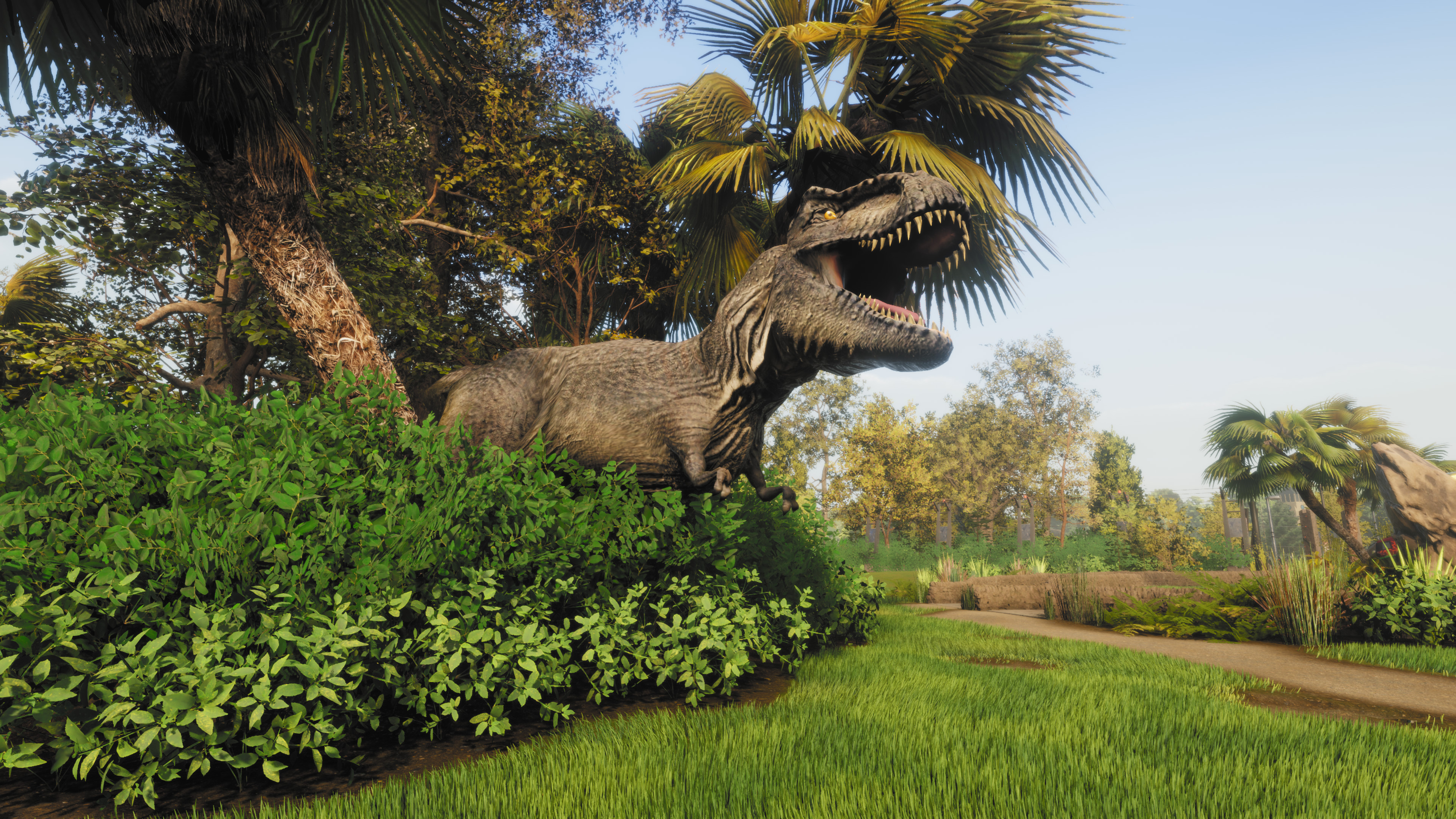 Lawn Mowing Simulator - Dino Safari Pack screenshot 1