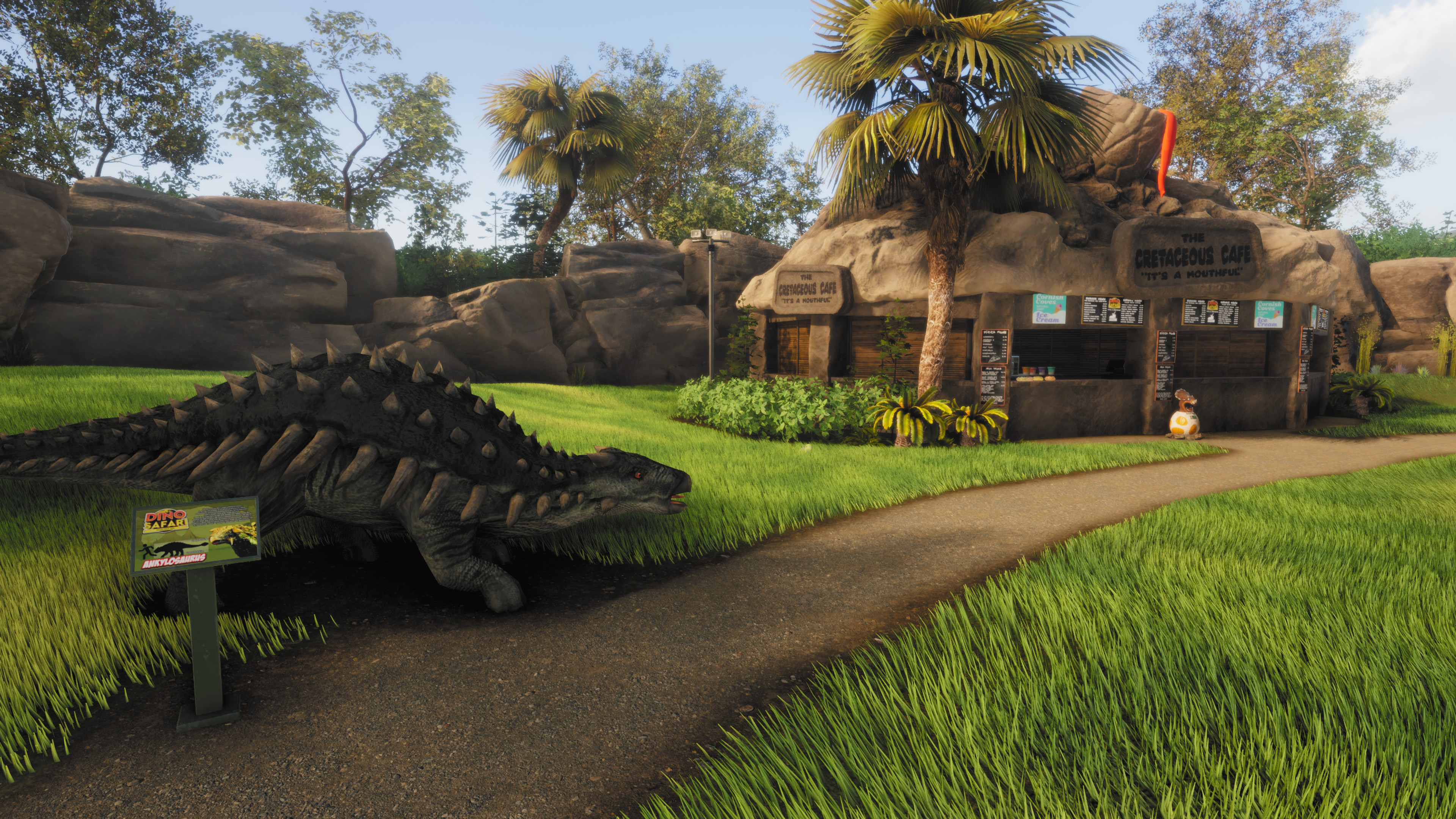 Lawn Mowing Simulator - Dino Safari Pack screenshot 3