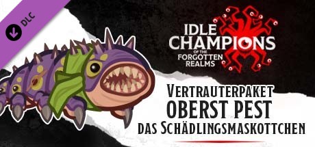 Vertrauterpaket Oberst Pest das Schädlingsmaskottchen