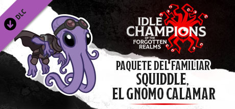 Paquete del familiar Squiddle, el gnomo calamar