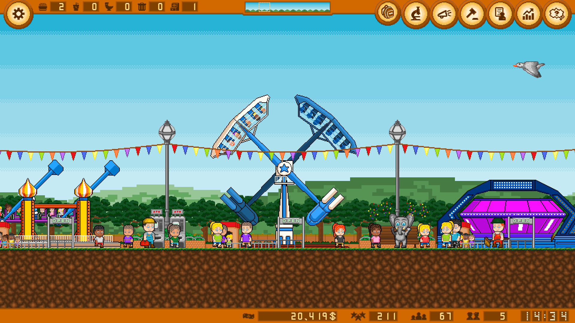 Idler Coaster screenshot 1