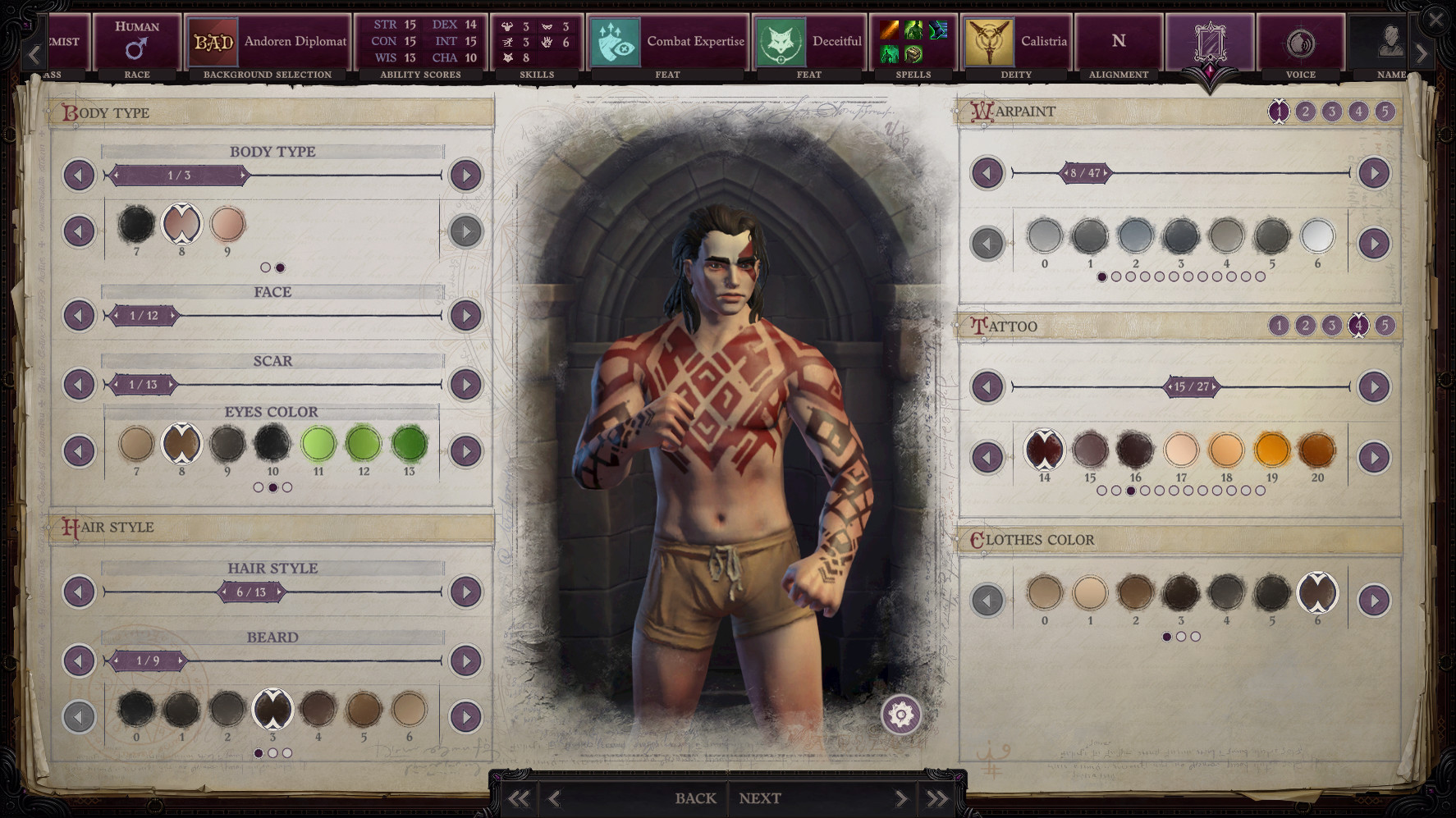 Pathfinder: Wrath of the Righteous - Paint of War screenshot 1