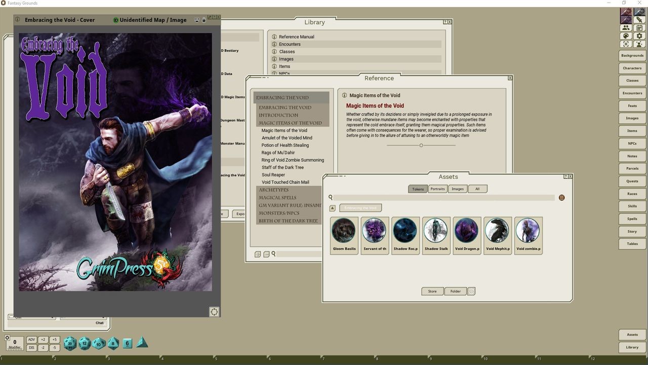 Fantasy Grounds - Embracing the Void screenshot 1