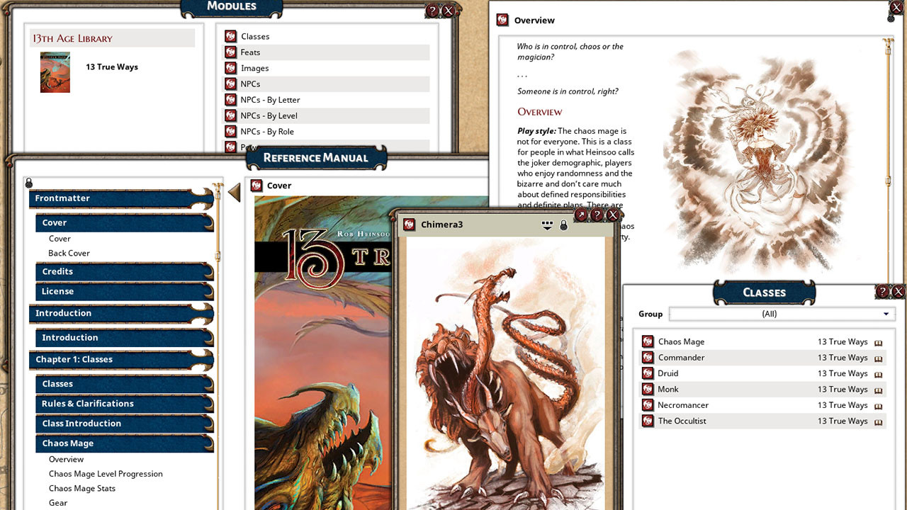 Fantasy Grounds - 13 True Ways screenshot 1
