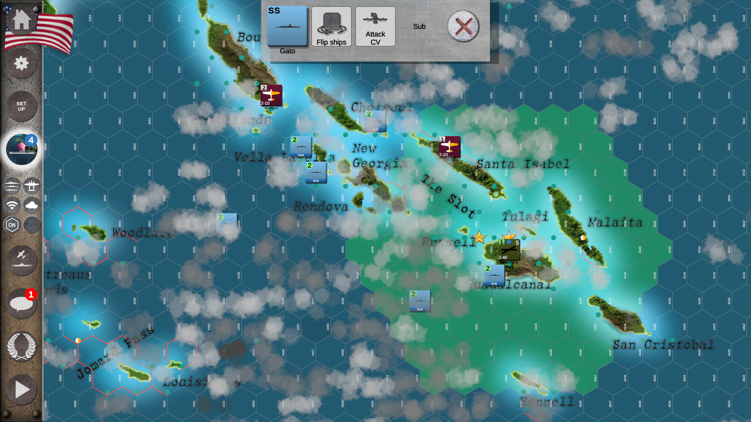 Carrier Battles - Submarines & Torpedo Alley scenario Sep 42 screenshot 5