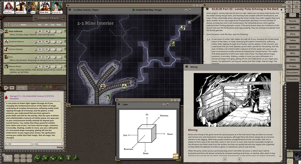 Fantasy Grounds - Applied & Aggregate Spelunking screenshot 1