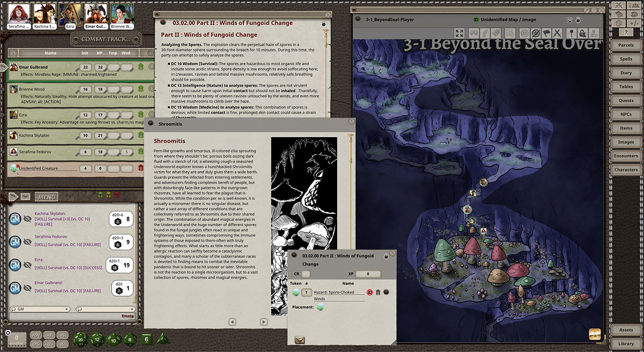 Fantasy Grounds - Applied & Aggregate Spelunking screenshot 3