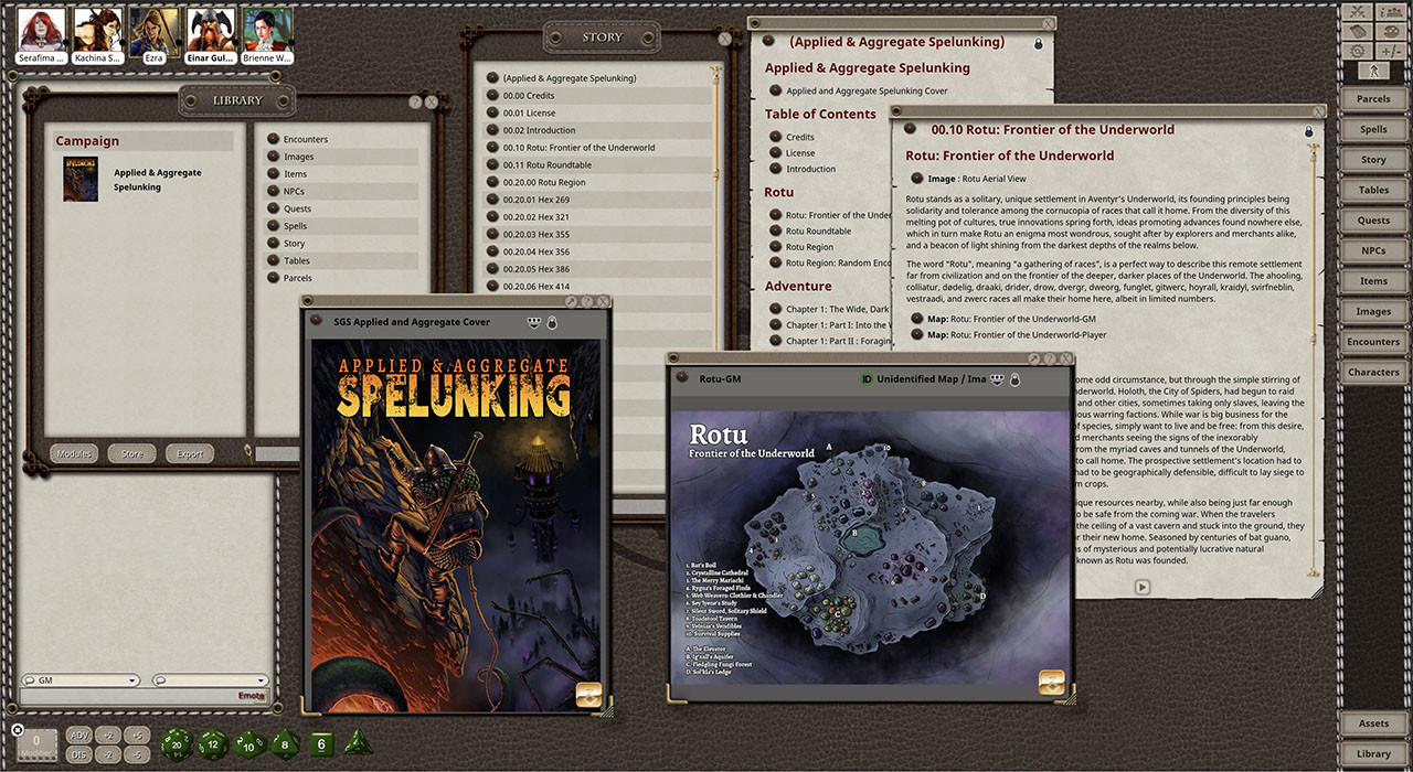 Fantasy Grounds - Applied & Aggregate Spelunking screenshot 4