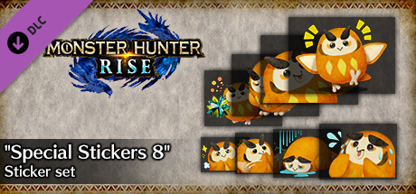 Monster Hunter Rise - "Special Stickers 8" sticker set: header artwork