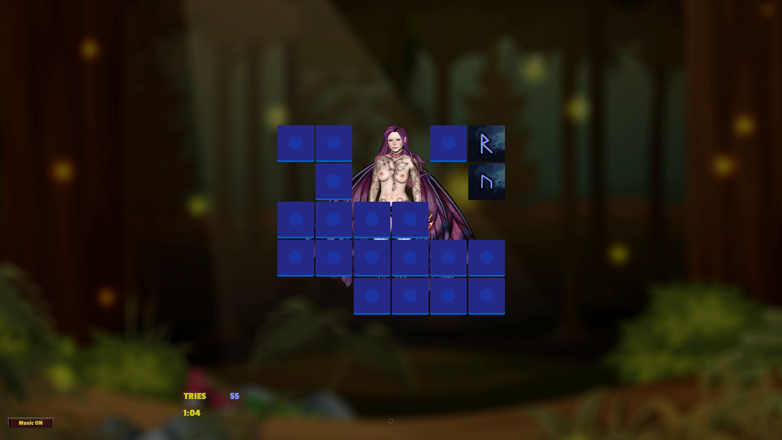 Memory Puzzle - Sexy Fairies screenshot 2